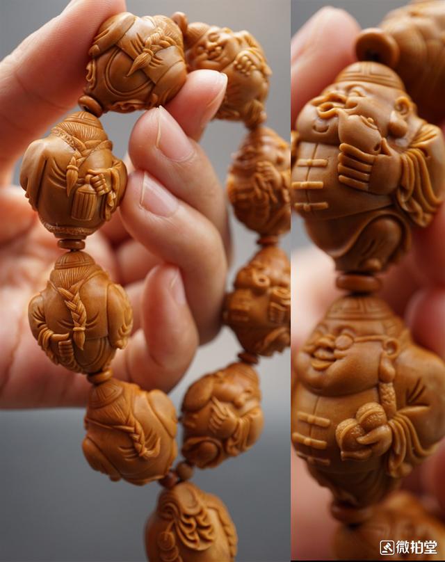 精美的核雕，越盘越舒服