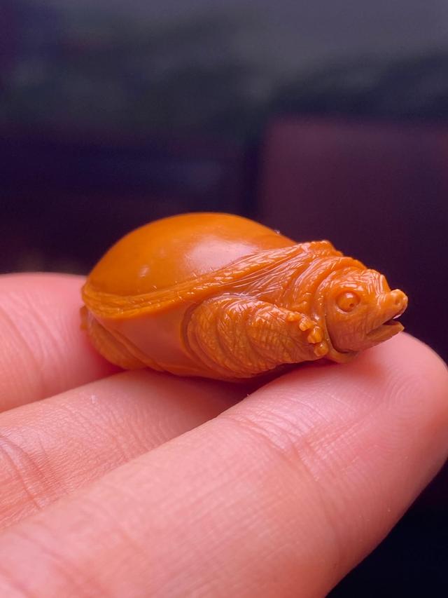 原来这些都是橄榄核雕刻的
