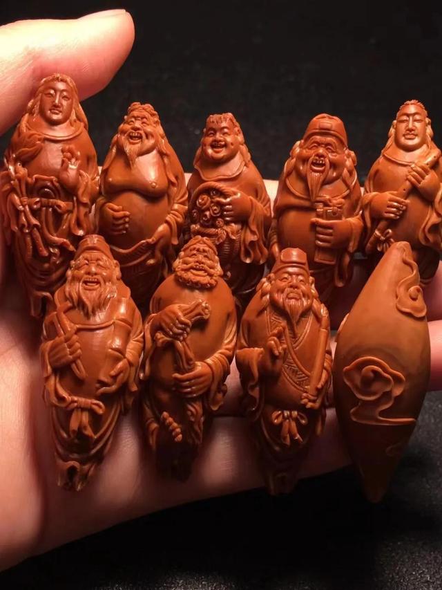 「八仙」苏工名家核雕作品